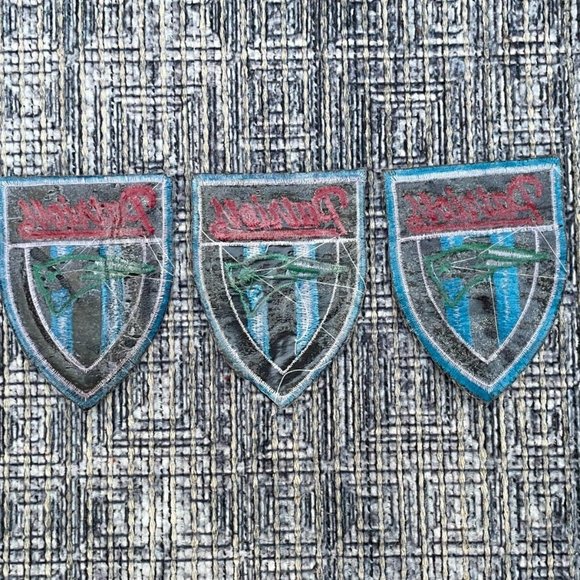 Lot of 3 patches PATRIOTS Iron On Embroidery Patches For Jackets Jeans Craft - Picture 9 of 10